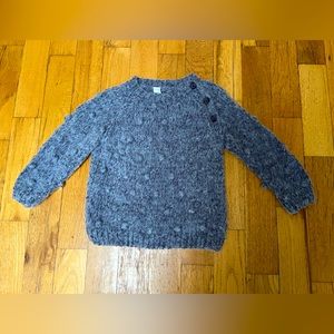 Tia Cibani girls hand knit sweater. Size 7/8